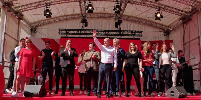 Olaf Scholz in München Olaf Scholz in München
