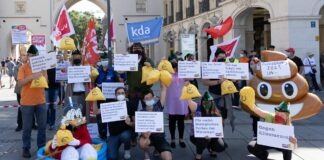 Robin Hood auf dem Stachus – Superreiche zur Kasse