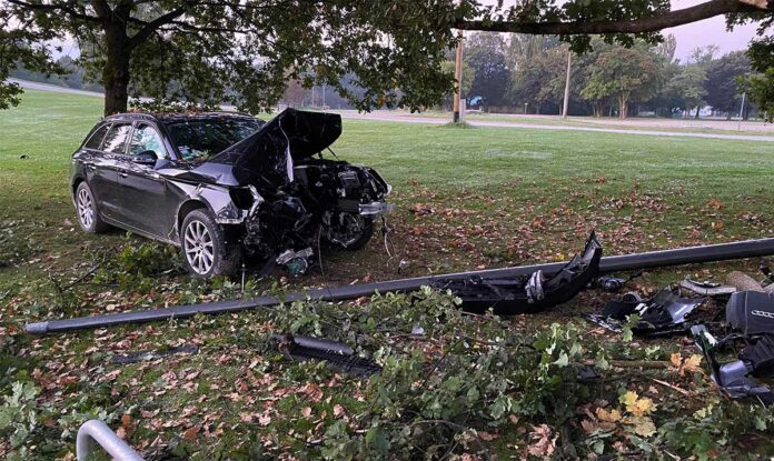 Kurioser Unfall im Olympiapark Kurioser Unfall im Olympiapark