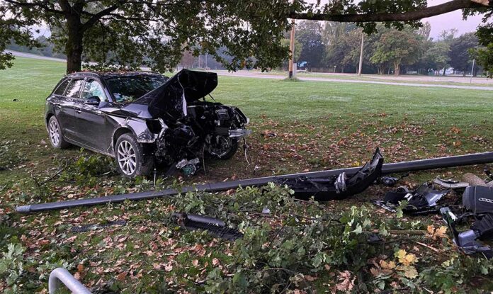 Kurioser Unfall im Olympiapark