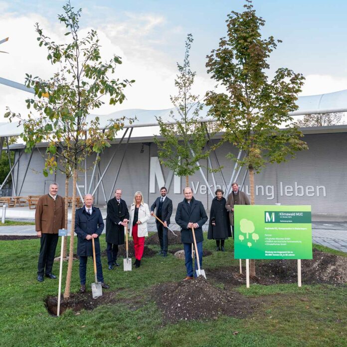 Klimawald am Flughafen Muenchen