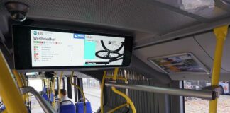 Infos zur Fahrt, News und Unterhaltung: Fahrgast-TV geht in 650 Bussen der MVG auf Sendung