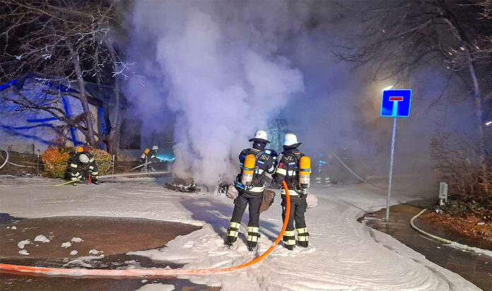 Kleinhadern: Sprinter im Vollbrand Kleinhadern: Sprinter im Vollbrand