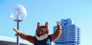 Griaß di Gfreidi - European Championships Munich 2022 präsentieren Maskottchen