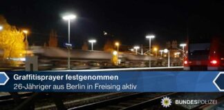 Graffitisprayer festgenommen - 26-jähriger Berliner im „Osterurlaub“ aktiv