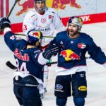 3:1 gegen die DEG: Red Bulls holen sich zwei Matchpucks