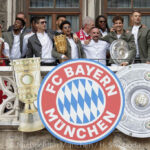 Titelfeier des FC Bayern München auf dem Marienplatz
