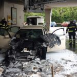 Sendling: Taxi in Durchfahrt ausgebrannt