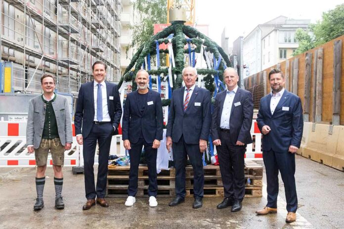 Münchener Verein: Richtfest für neues Bürogebäude Münchener Verein: Richtfest für neues Bürogebäude