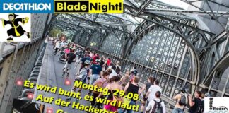 Heute Abend vorletzte BladeNight in 2022 - Strecke West - Verkehrsbehinderungen möglich