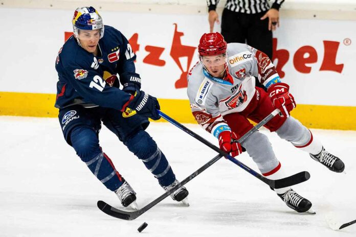 Red Bulls unterliegen Mountfield HK im ersten Härtetest Red Bulls unterliegen Mountfield HK im ersten Härtetest
