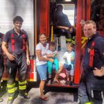 Unsichere Schritte auf der Hängebrücke - Feuerwehr befreit den kleinen Lorenz aus misslicher Lage