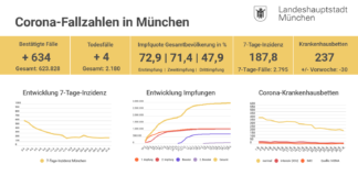 Update 31.8.: Entwicklung der Coronavirus-Fälle