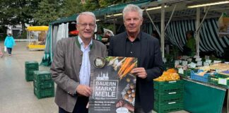 Münchner Bauernmarktmeile am 25. September 2022