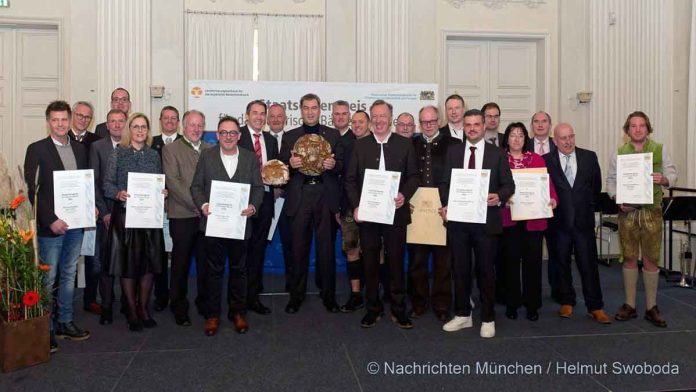 Staatsehrenpreis für die 20 besten Bäckereien Bayerns