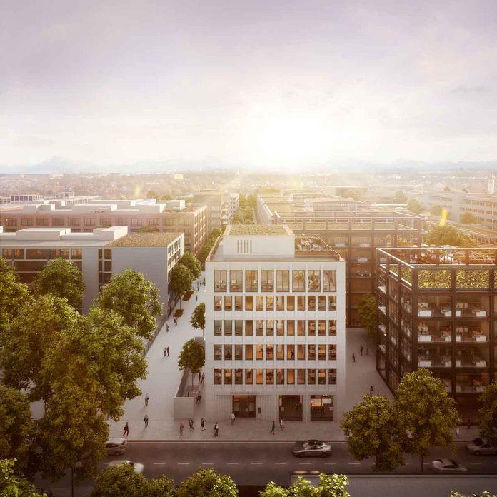 Bau von i4 auf dem iCampus im Werksviertel startet Bau von i4 auf dem iCampus im Werksviertel startet