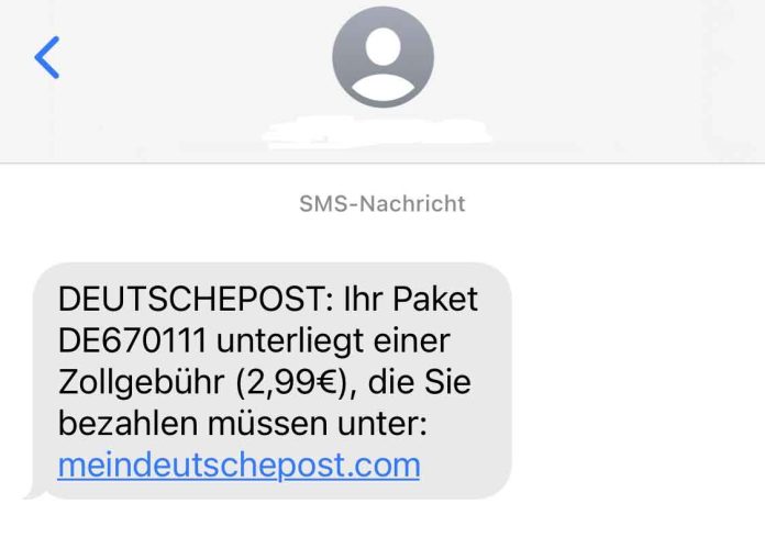 Keine Zollgebühren - Zoll warnt vor Fake-SMS