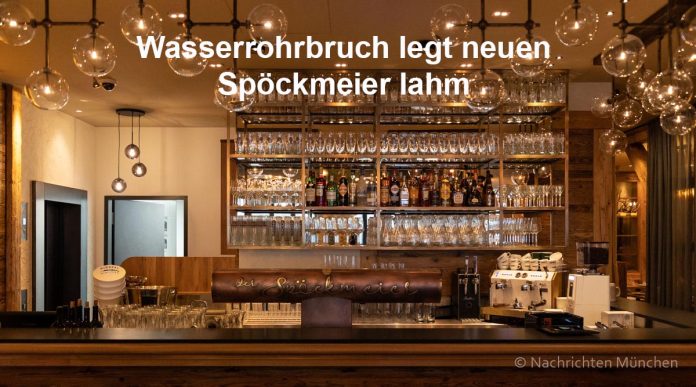 Wasserrohrbruch legt neuen Spöckmeier lahm