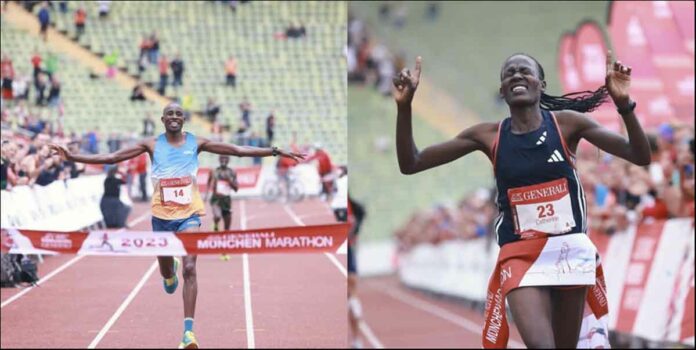 München Marathon: Kenianer Muia und Cherotich gewinnen in München