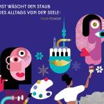 Motto des Tollwood Winterfestivals 2023: "Kunst wäscht den Staub des Alltags von der Seele"