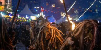 Die Perchten (Deutschland) kommen auf das Tollwood-Winterfestival 2023