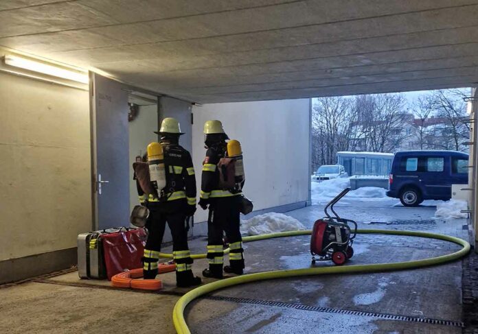 Schwabing: Brandmeldeanlage meldet Kellerbrand