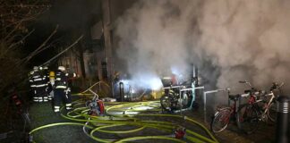 Kleinhadern: Kellerbrand wütet in Mehrfamilienhaus