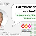 Darmkrebsmonat März - Die Früherkennung von Darmkrebs kann Leben retten