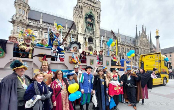 Faschingsumzug der Damischen Ritter 2024 - So bunt war der Gaudi-Wurm durch München