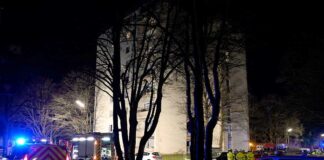 Kellerbrand mit vier Verletzten in Forstenried