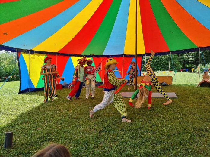 Zirkus Pumpernudl ein Zirkusprojekt im öffentlichen Raum für Kinder ab 6 Jahren