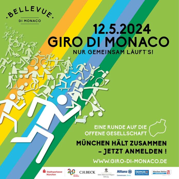Giro di Monaco 2024 Benefizlauf startet am Sonntag, 12. Mai 2024