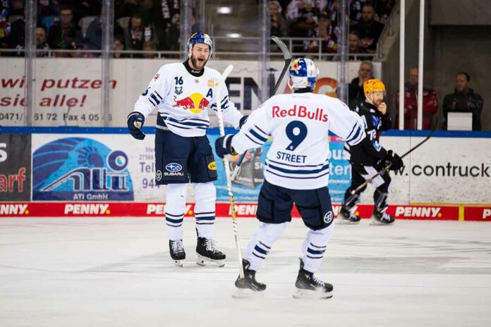 Sieg in Spiel 3: Red Bulls verkürzen in der Halbfinal-Serie gegen Bremerhaven