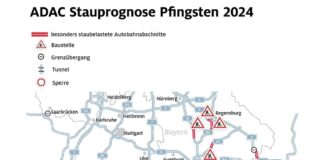 Reisewelle zu Pfingsten: ADAC prognostiziert lange Staus in Südbayern