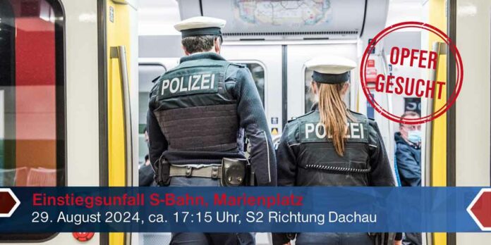 Einstiegsunfall im S-Bahn-Tiefgeschoss Marienplatz - Bundespolizei sucht nach Geschädigten