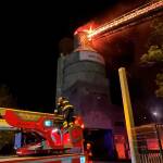Feuer in Betonwerk - Lerchenau