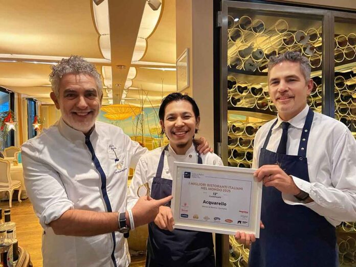 Mario Gamba mit seinem Acquarello in München auch 2025 an der Spitze: Beim „50 Top Italy“ Ranking zum 13. besten italienischen Restaurants der Welt gekürt und zum Besten in Deutschland! Mario Gamba mit seinem Acquarello in München auch 2025 an der Spitze: Beim „50 Top Italy“ Ranking zum 13. besten italienischen Restaurants der Welt gekürt und zum Besten in Deutschland!