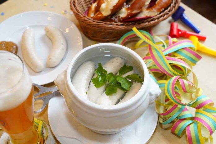 Die Weißwurst für € 1 am Rosenmontag, 3.3.25 Die Weißwurst für € 1 am Rosenmontag, 3.3.25