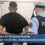Körperverletzung in der S4 - Bundespolizei sucht weitere Zeugen und Geschädigte