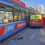 Unfall im Kreuzungsbereich