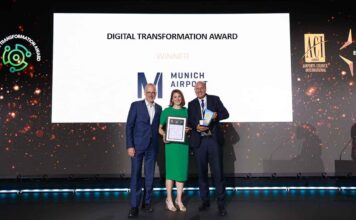 Flughafen München wird mit dem Digital Transformation Award ausgezeichnet