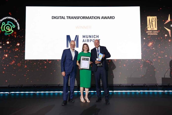 Flughafen München wird mit dem Digital Transformation Award ausgezeichnet