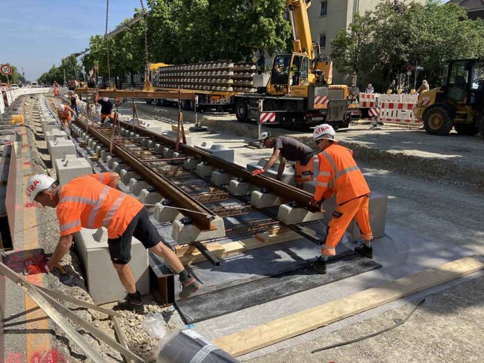 Tram-Westtangente: Start für den Gleisbau in der Fürstenrieder Straße Tram-Westtangente: Start für den Gleisbau in der Fürstenrieder Straße