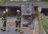 Lkw-Ausleger verloren
