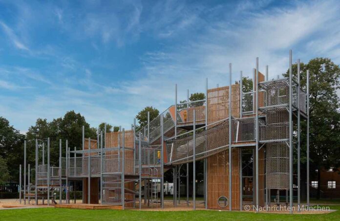 Theresienwiese: Neuer Spielplatz sowie Sport- und Spielstationen neu gestaltet Theresienwiese: Neuer Spielplatz sowie Sport- und Spielstationen neu gestaltet