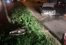 Unfall an Straßenlaterne endet glimpflich - Milbertshofen