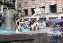 Metzgersprung 2025 der Metzger-Innung München - Tradition am Münchner Marienplatz
