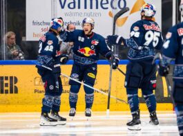 Red Bull München gewinnt gegen Nürnberg Ice Tigers