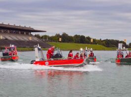 Bootstaufe der BRK Wasserwacht München mit OB Dieter Reiter und Pfarrer Rainer Maria Schießler