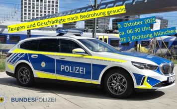 Bedrohung im Regionalexpress - Bundespolizei bittet Geschädigte und Zeugen um Hinweise